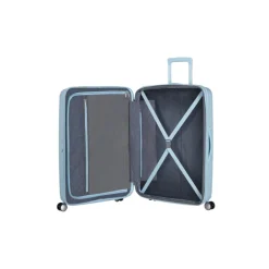 American Tourister Soundbox Spinner 77/28 TSA Expandable pastel blue