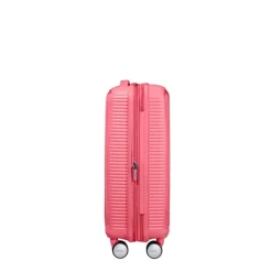 American Tourister Soundbox Spinner 55 Expandable sun kissed coral