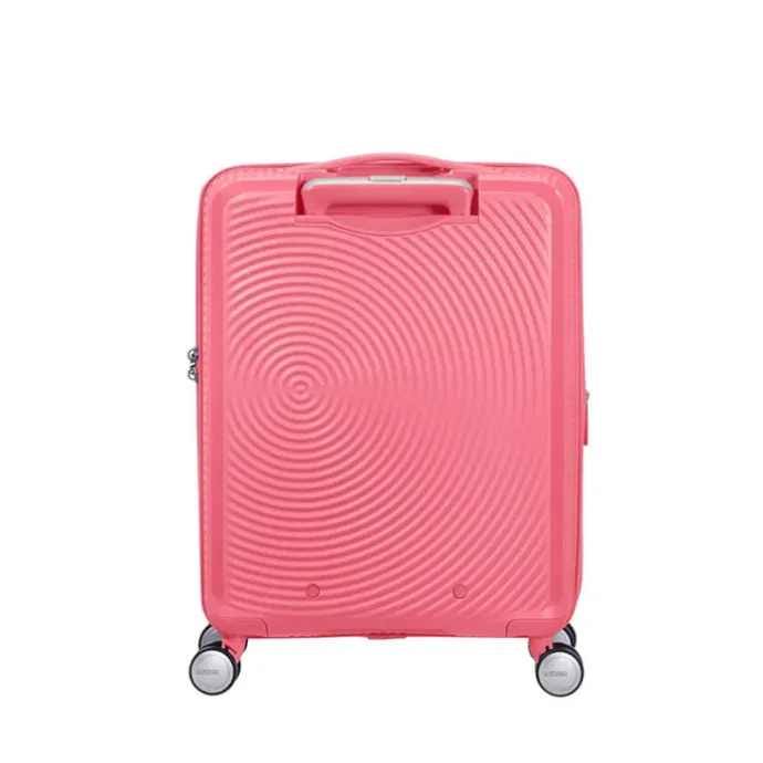 American Tourister Soundbox Spinner 55 Expandable sun kissed coral