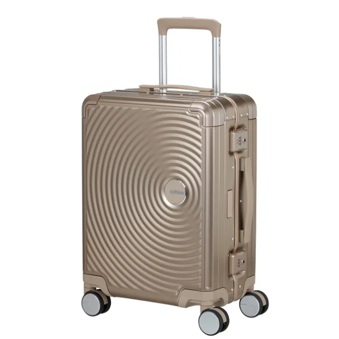 American Tourister Soundbox Alu Spinner 55/20 TSA bronze