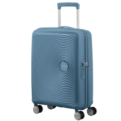 American Tourister Soundbox Spinner 55 Expandable stone blue