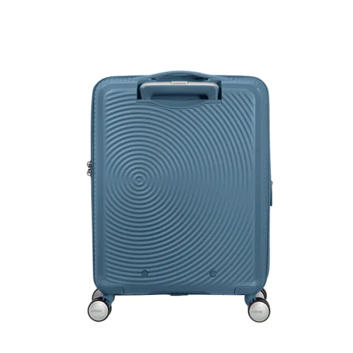 American Tourister Soundbox Spinner 55 Expandable stone blue