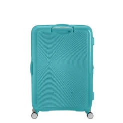 American Tourister Soundbox Spinner 77 Expandable turquoise tonic