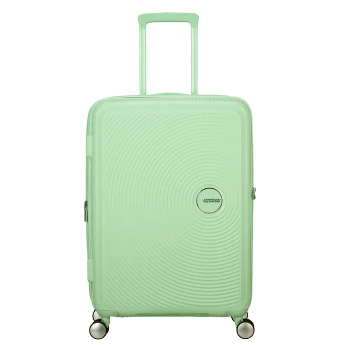 American Tourister Soundbox Spinner 67/24 TSA Expandable pastel green