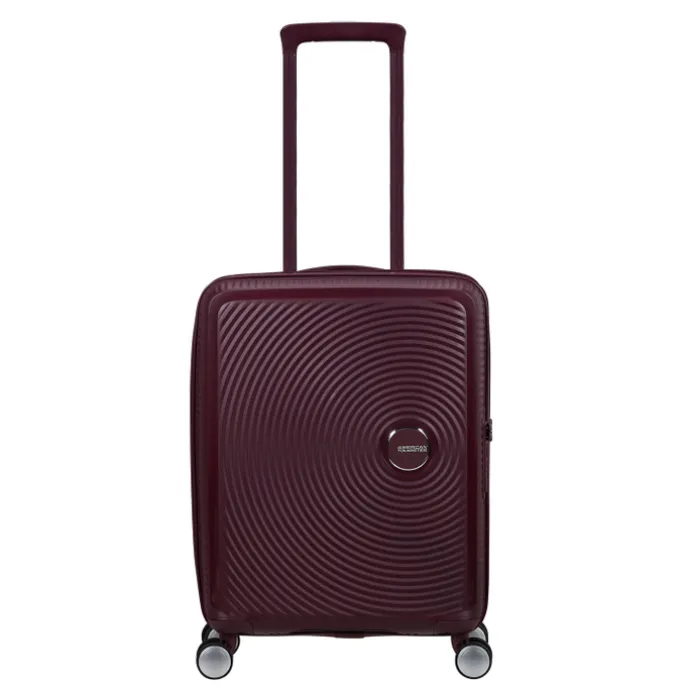 American Tourister Soundbox Spinner 55/20 TSA Expandable wild cherry