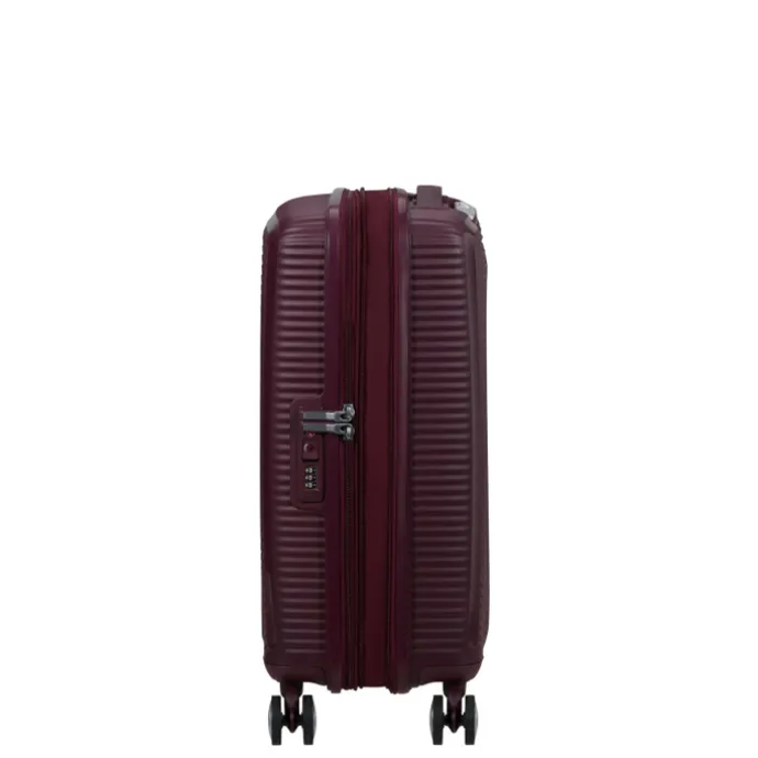American Tourister Soundbox Spinner 55/20 TSA Expandable wild cherry