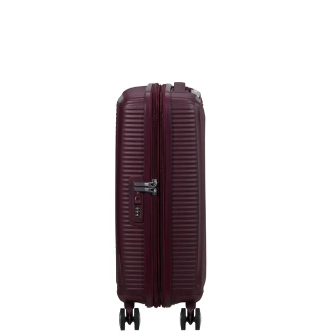 American Tourister Soundbox Spinner 55/20 TSA Expandable wild cherry