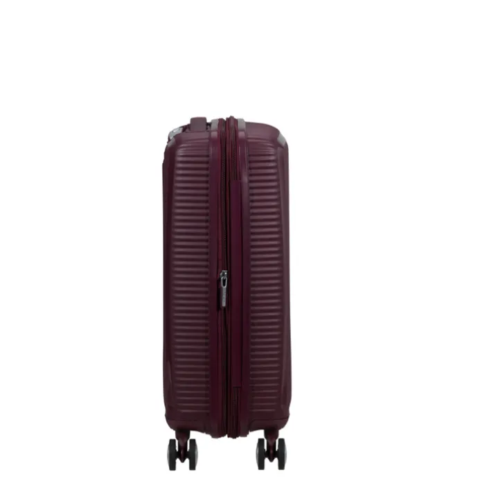 American Tourister Soundbox Spinner 55/20 TSA Expandable wild cherry