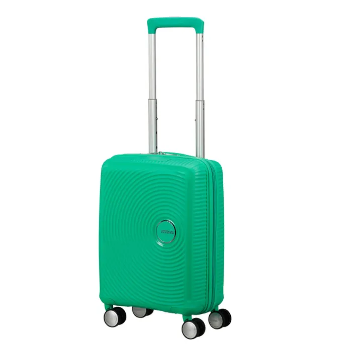 American Tourister Soundbox Mini Spinner 47 bright green
