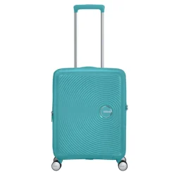 American Tourister Soundbox Spinner 55 Expandable turquoise tonic