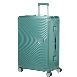 American Tourister Soundbox Aluminium Spinner 77 cm Expandable dusty turquoise