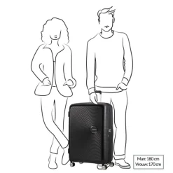 American Tourister Soundbox Spinner 77 Expandable midnight navy
