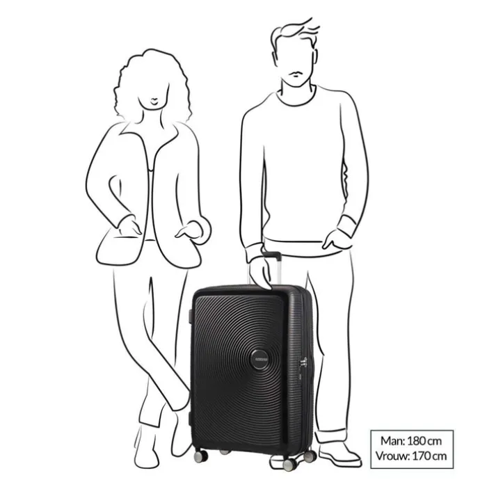 American Tourister Soundbox Spinner 77 Expandable midnight navy