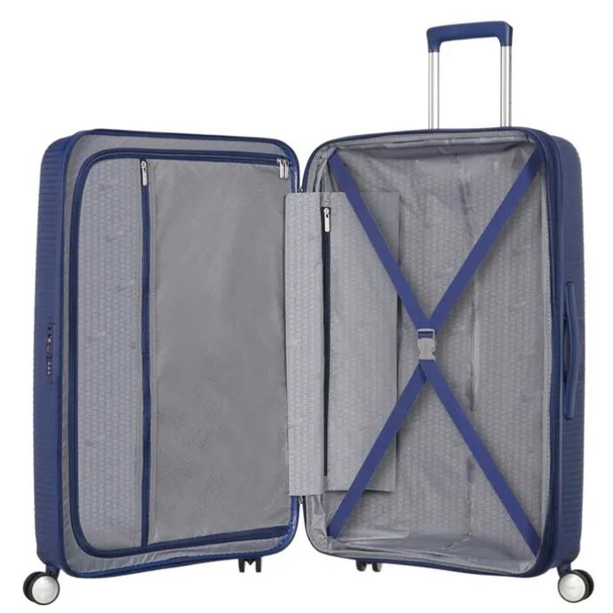 American Tourister Soundbox Spinner 77 Expandable midnight navy