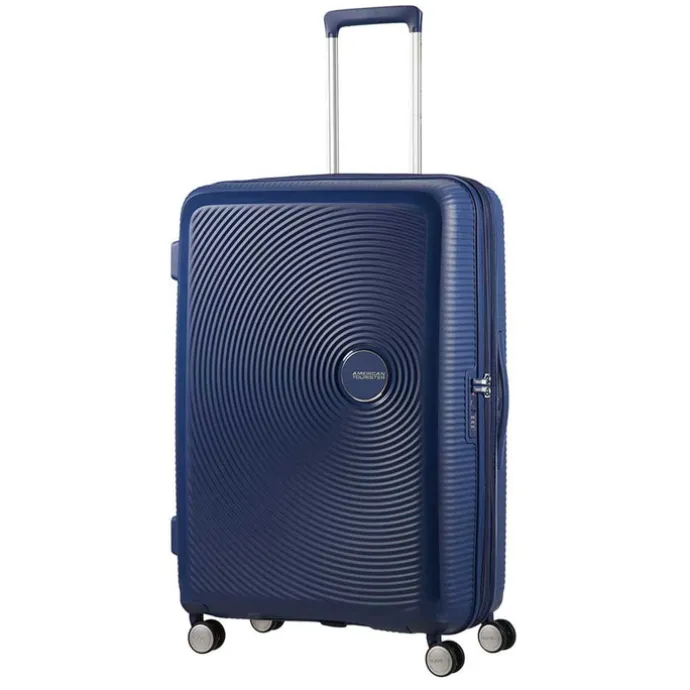 American Tourister Soundbox Spinner 77 Expandable midnight navy