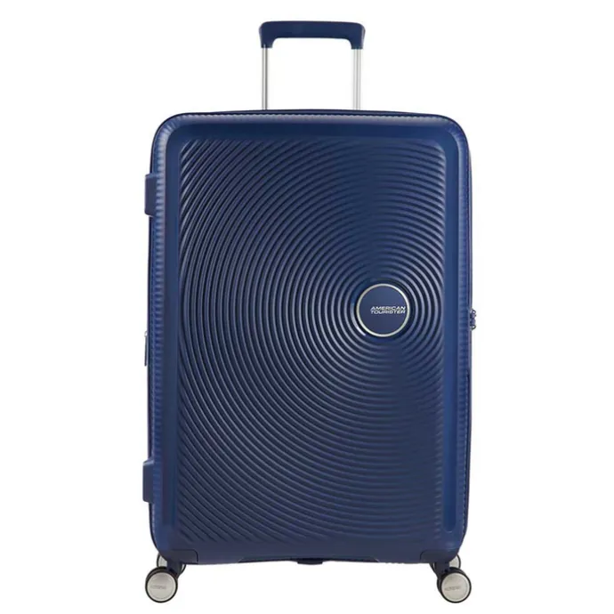 American Tourister Soundbox Spinner 77 Expandable midnight navy