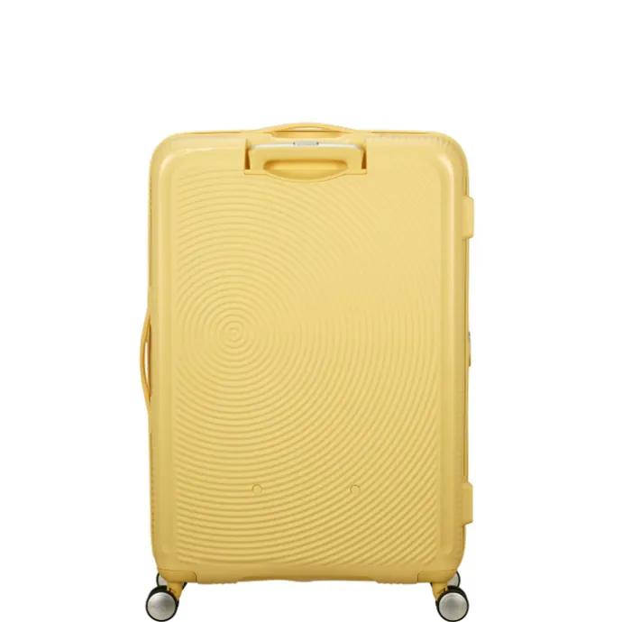 American Tourister Soundbox Spinner 77/28 TSA Expandable pastel yellow