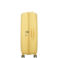 American Tourister Soundbox Spinner 77/28 TSA Expandable pastel yellow
