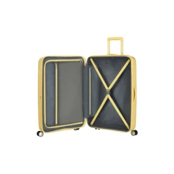 American Tourister Soundbox Spinner 77/28 TSA Expandable pastel yellow