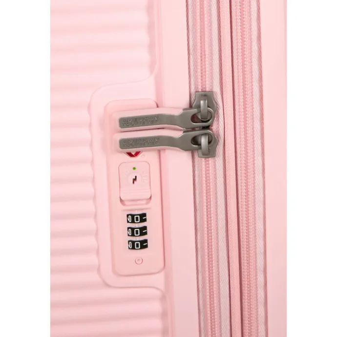 American Tourister Soundbox Spinner 67/24 TSA Expandable pastel pink