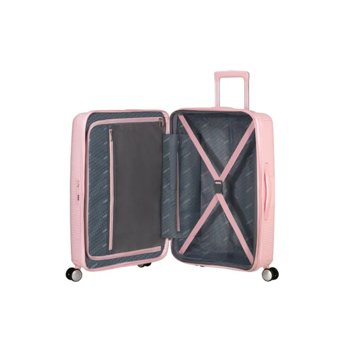 American Tourister Soundbox Spinner 67/24 TSA Expandable pastel pink