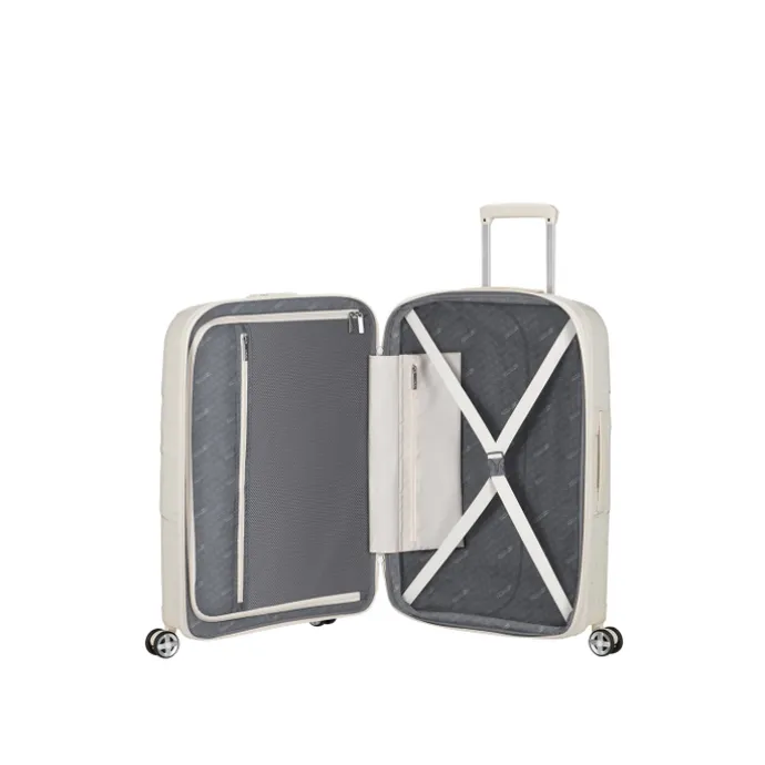 American Tourister Starvibe Spinner 67/24 Expandable TSA Ltd cream speckles