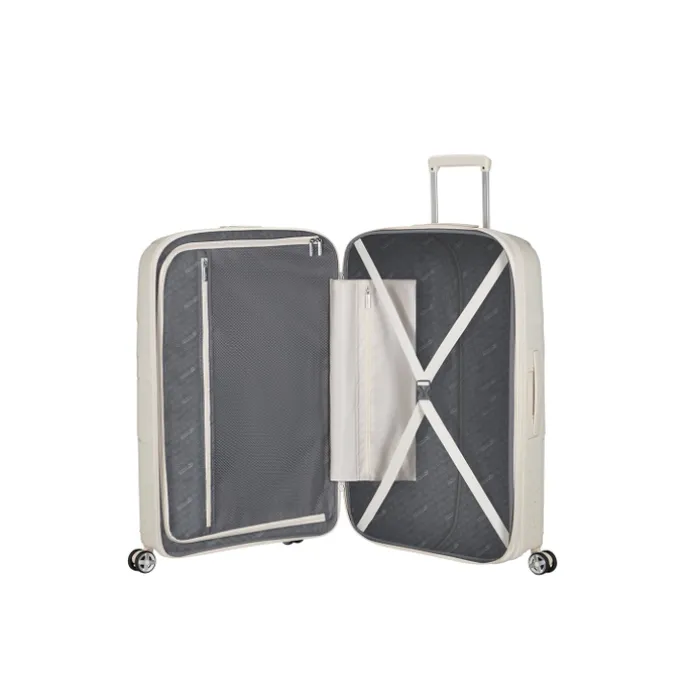 American Tourister Starvibe Spinner 77/28 Expandable TSA Ltd cream speckles