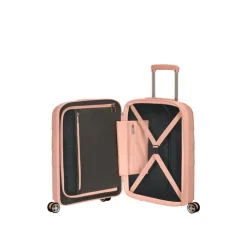 American Tourister Starvibe Spinner 55 EXP met. peach