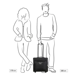 American Tourister Summerride Upright Underseater Exp black
