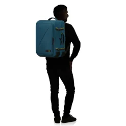 American Tourister TAKE2CABIN Travel Backpack L Expandable harbor blue