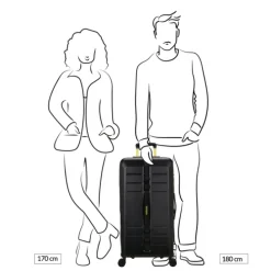 American Tourister Trailon Trunk 80/30 TSA black