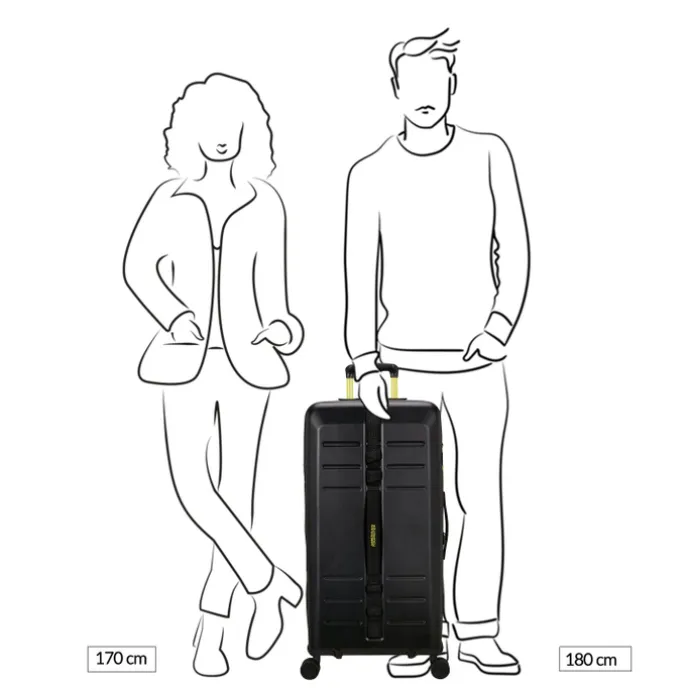American Tourister Trailon Trunk 80/30 TSA dark forest