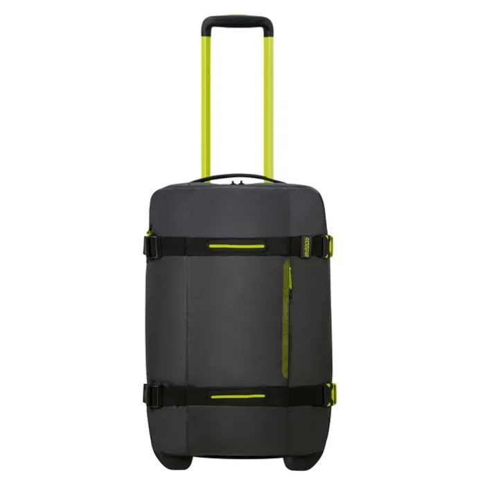 American Tourister Urban Track Duffle/Wheels S Coated black/lime