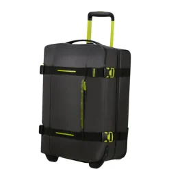 American Tourister Urban Track Duffle/Wheels S Coated black/lime
