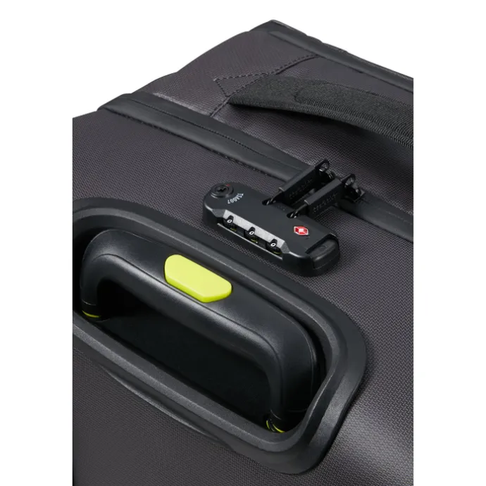 American Tourister Urban Track Duffle/Wheels S Coated black/lime