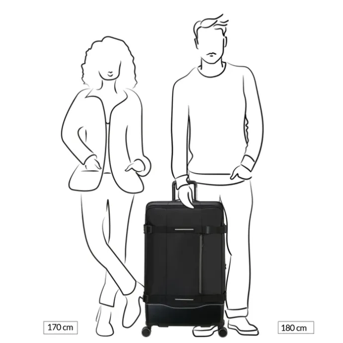 American Tourister Urban Track Spinner L TSA dark grey