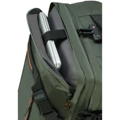 American Tourister Urban Track Duffle/Wheels Backpack dark khaki