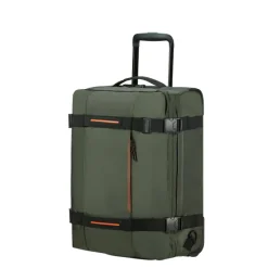 American Tourister Urban Track Duffle/Wheels Backpack dark khaki