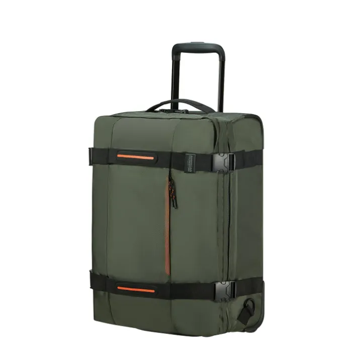 American Tourister Urban Track Duffle/Wheels Backpack dark khaki