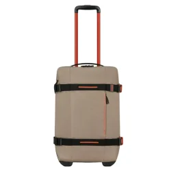 American Tourister Urban Track Wheeled Duffle S Coated beige/orange