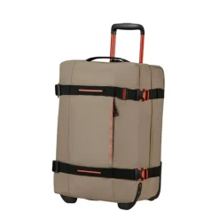 American Tourister Urban Track Wheeled Duffle S Coated beige/orange
