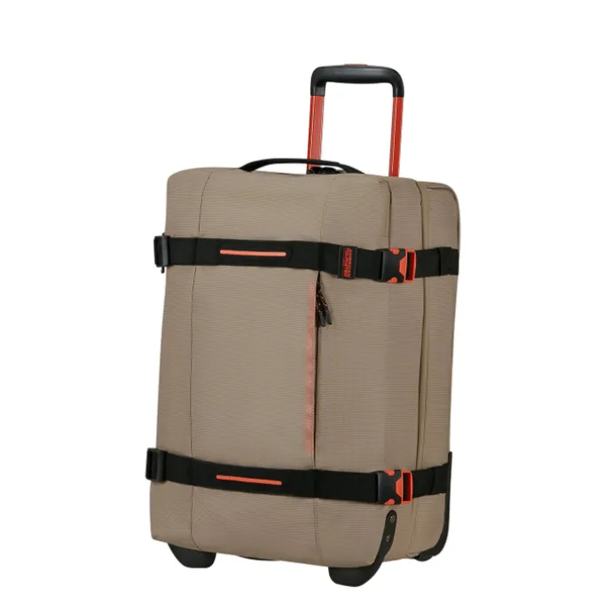 American Tourister Urban Track Wheeled Duffle S Coated beige/orange