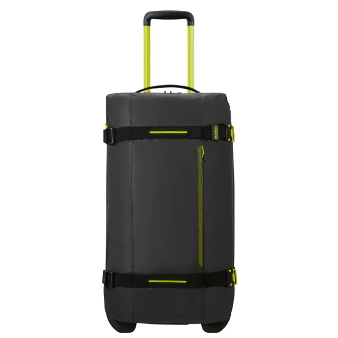 American Tourister Urban Track Duffle/Wheels M Coated black/lime