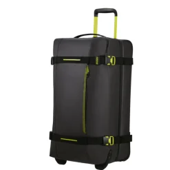 American Tourister Urban Track Duffle/Wheels M Coated black/lime