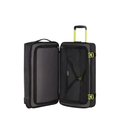 American Tourister Urban Track Duffle/Wheels M Coated black/lime