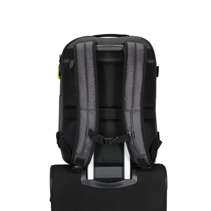 American Tourister Urban Track Laptop Backpack 15,6" coated black/Lime