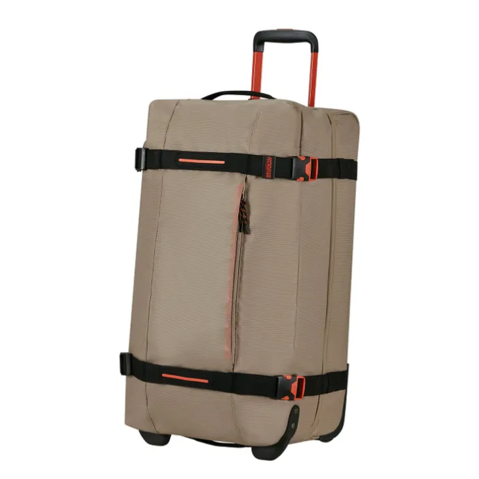 American Tourister Urban Track Wheeled Duffle M Coated beige/orange