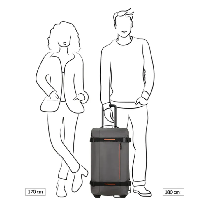 American Tourister Urban Track Duffle/Wheels M dark grey