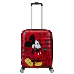 American Tourister Wavebreaker Disney Spinner 55/20 TSA mickey comics red