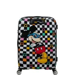 American Tourister Wavebreaker Disney Spinner 67 cm Mickey Check